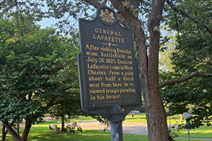 Lafayette Historical Marker
