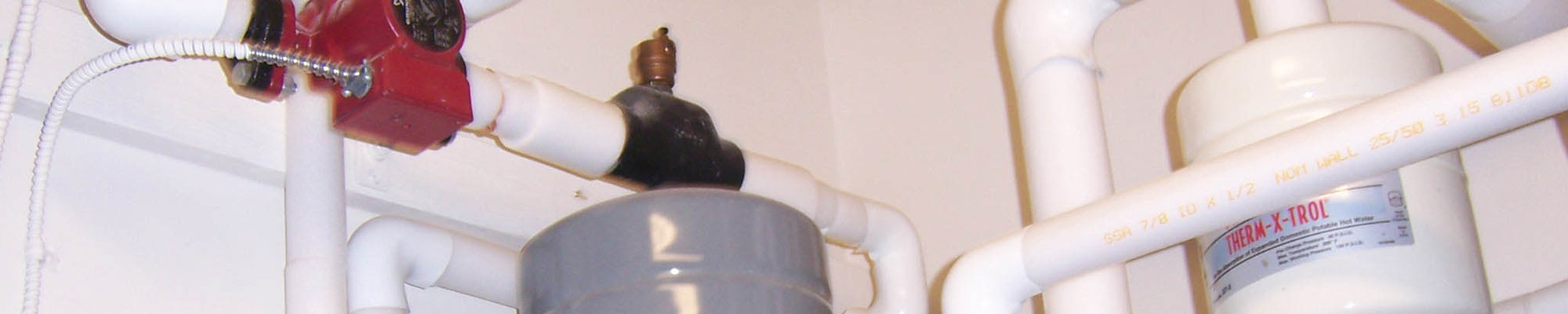 pipes in a home