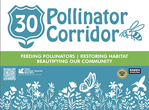 route 30 pollinator garden full logo