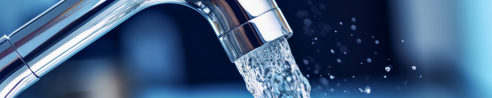 water faucet with running water